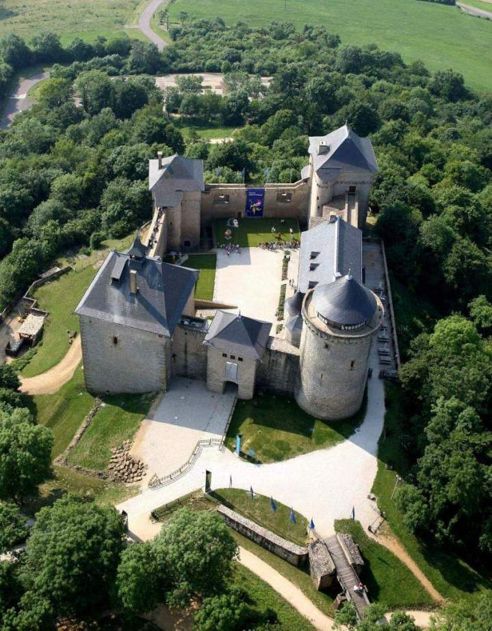 Vu de haut château de Malbrouck Metz